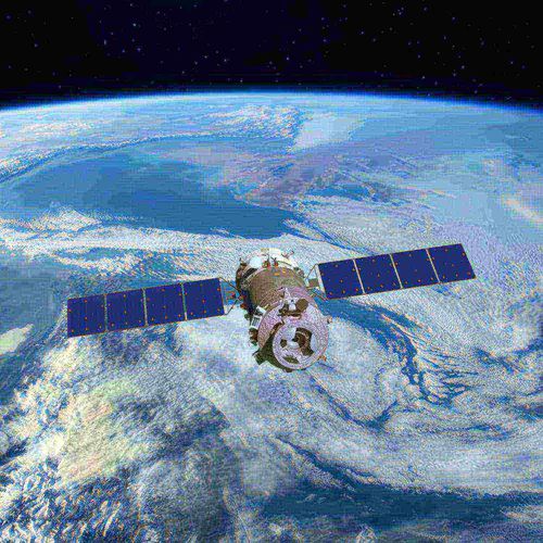 Космический корабль с человеком на борту