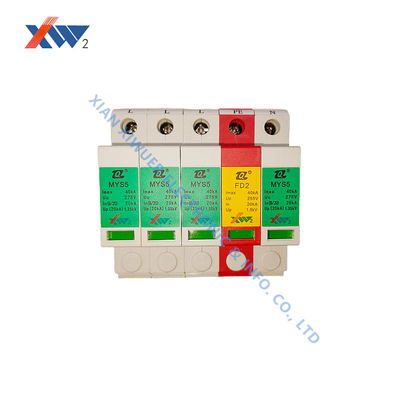 MYS5 275/20 4+1 Power Surge Arrester 275V 20KA 40KA Class C For DC Power System Line