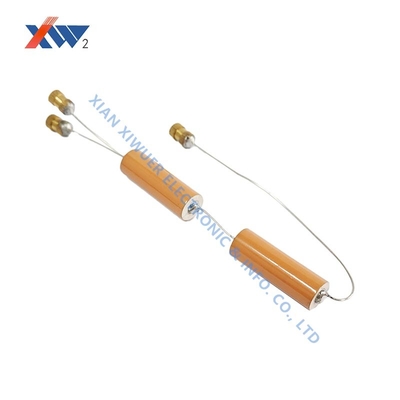 Customized High Voltage Ceramic Capacitor Rod 36KV 45PF Coated Available