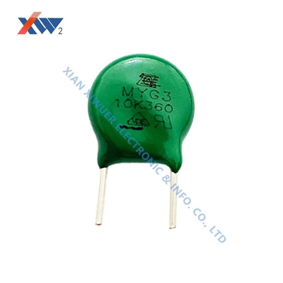 Normal Type 125℃ Metal Oxide Varistor Power Source Arrester MOV10D561 MYG3-10K360