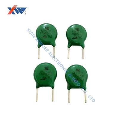 Normal Type 125℃ Metal Oxide Varistor Power Source Arrester MOV10D561 MYG3-10K360