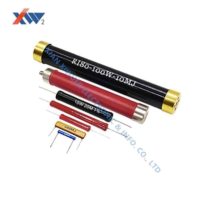 RI80 High Voltage Power Resistors Glass Glaze High Frequency small size light weight