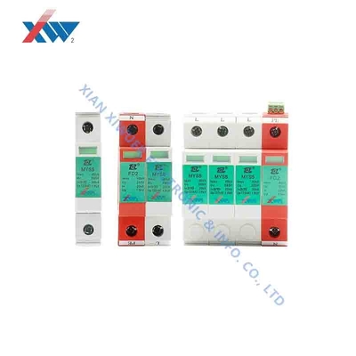 AC / DC System Overvoltage surge protector device MYS5-385 / 20-3P+NPE（S）surge arrester SPD