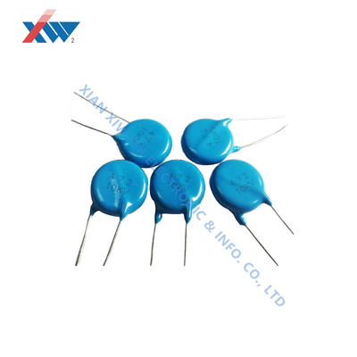 High Voltage Ceramic Disc Capacitor With Silve Contact 10KV DC ~ 50 Kv DC 100 ~ 10000 PF