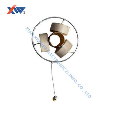 1.2A Max Ripple Current High Voltage Radial Ceramic Capacitor 10mm X 15mm Size 5mm Lead Spacing
