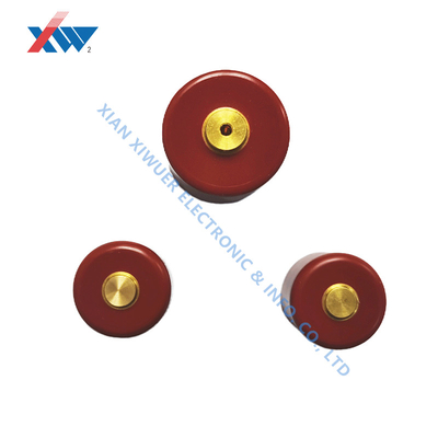 Customized Ceramic High Voltage Doorknob Capacitor With 10KVDC - 150KVDC 140pF - 20000pF