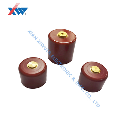 Customized Ceramic High Voltage Doorknob Capacitor With 10KVDC - 150KVDC 140pF - 20000pF