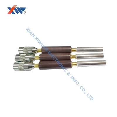 High Voltage Ceramic Capacitor Core Rod With Copper Insert For 3kv - 35kv Charged Display Device Sensors