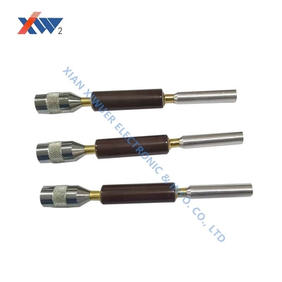 High Voltage Ceramic Capacitor Core Rod With Copper Insert For 3kv - 35kv Charged Display Device Sensors