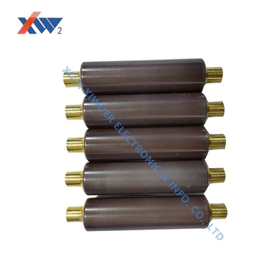 High Voltage Ceramic Capacitor Core Rod With Copper Insert For 3kv - 35kv Charged Display Device Sensors