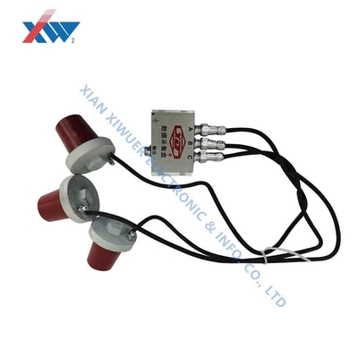 Bushing Shaped Capacitive Voltage Divider Through The Wall Plug-In Electronic Voltage Sensor
