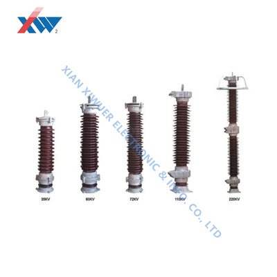 Power Station Type 35KV Detachable Ceramic Arrester Outdoor High Voltage Zinc Oxide Arrester