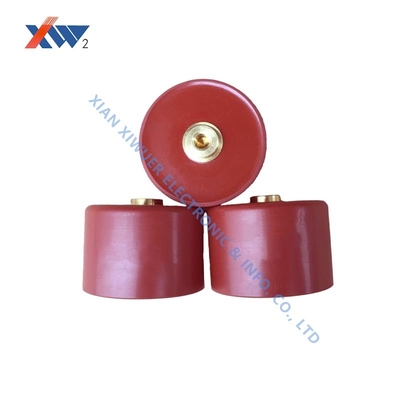 12KV-250pF Screw Terminal Ceramic Doorknob Capacitor For Low Temperature Drift Instrument Transformer