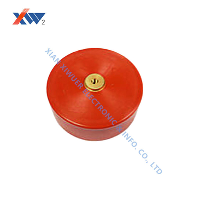 Doorknob Capacitors 30KV DC 12000PF 20% Tolerance High Voltage Ceramic Capacitor Encapsulated In Epoxy Resin Small Size