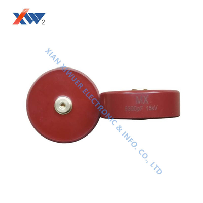 Doorknob Capacitors 30KV DC 12000PF 20% Tolerance High Voltage Ceramic Capacitor Encapsulated In Epoxy Resin Small Size