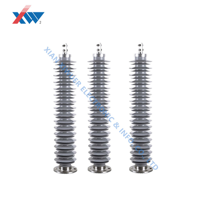 35kv Gapless Lightning Arrester Power Station Type Polymer-housed Metal Oxide Surge Arresters Composite Insulator