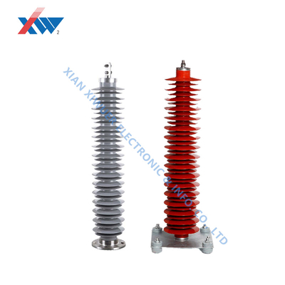 35kv Gapless Lightning Arrester Power Station Type Polymer-housed Metal Oxide Surge Arresters Composite Insulator