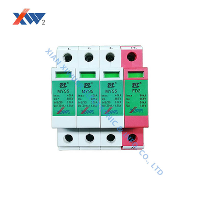 MYS5-385/20-3P+NPE Pluggable SPD 3P+1 Series Class II Surge Protection Device Uc385V