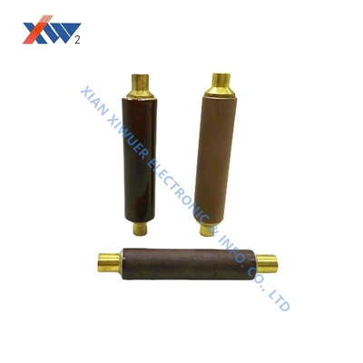 AC Live Line Ceramic Capacitor Used In Circuit CT8-2-24kV 20pF Indicating The Presence Of Voltage