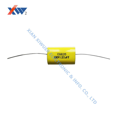 CBB20 Axial Direction Type Metalized Polypropylene Film Capacitor 250V / 400V / 630V