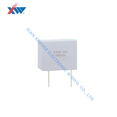 0.22μF Film Capacitor Polypropylene 1600VDC Self-healing for Inverters Medium Du/dt Series