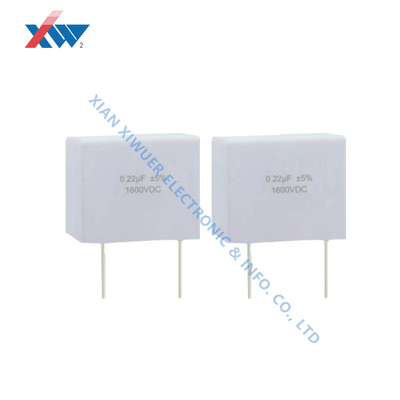 0.22μF Film Capacitor Polypropylene 1600VDC Self-healing for Inverters Medium Du/dt Series