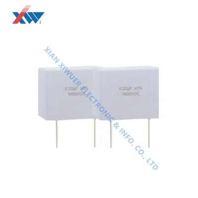 0.22μF Film Capacitor Polypropylene 1600VDC Self-healing for Inverters Medium Du/dt Series