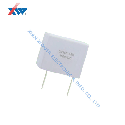 0.22μF Film Capacitor Polypropylene 1600VDC Self-healing for Inverters Medium Du/dt Series