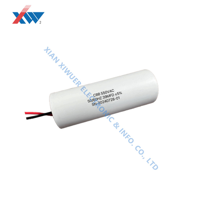 Ultra High Voltage Pulse Capacitor 550V AC 78μF With Wire Lead Customized For Motor Run Capacitor