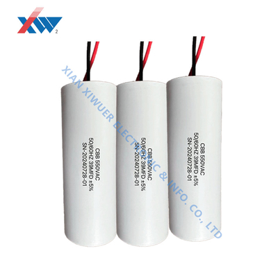 Ultra High Voltage Pulse Capacitor 550V AC 78μF With Wire Lead Customized For Motor Run Capacitor