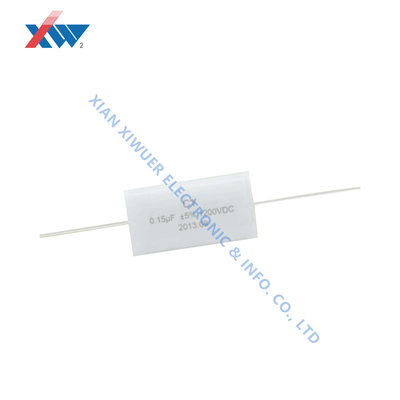 Power Film Capacitor 1200VDC 0.47μF Axial Leaded With Polypropylene Dielectric High Pulse Current