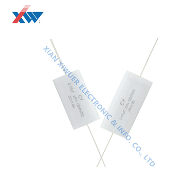 Power Film Capacitor 1200VDC 0.47μF Axial Leaded With Polypropylene Dielectric High Pulse Current