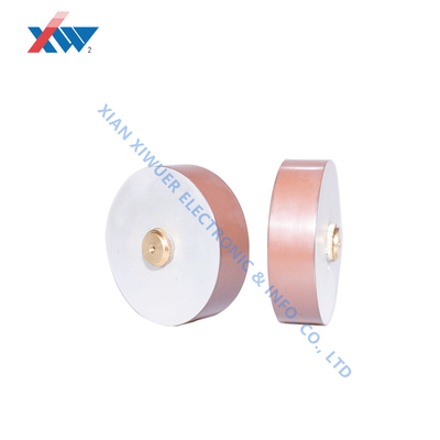 12kVDC High Voltage Ceramic Screw Terminal Capacitor 6000pF For Doorknob Mounting