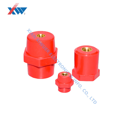 Epoxy Resin Low Voltage Isolator support busbar insulator SM25-M5 brass thread  standoff insulator used for Renewable Energy Systems