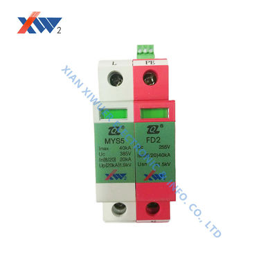 Качество XIWUER MYS5 Устройство защиты от перенапряжения 40kA 385V 20KA AC 1P+NPE для питания 380V фабрика