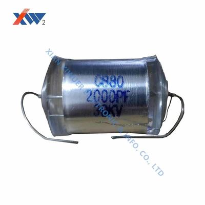 Хорошая цена Пленочный конденсатор полистироля AC CB80 30KV высоковольтный 2000 PF онлайн