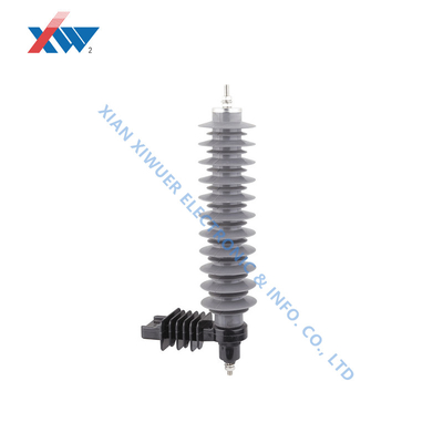 12KV 33kv High Voltage Power Station Type Arrester Metal Oxide Polymer Surge Protection Lightning Arrester