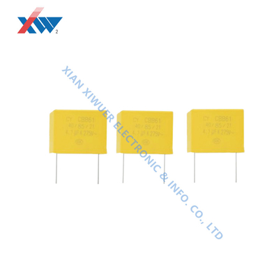 CBB61 Metalized Polypropylene Film Capacitor AC Motor Capacitor 250VDC 10μF Safety Capacitor