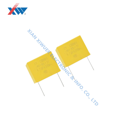 CBB61 Metalized Polypropylene Film Capacitor AC Motor Capacitor 250VDC 10μF Safety Capacitor