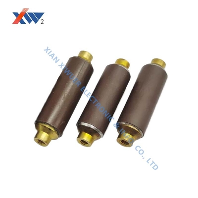 High Voltage Ceramic Capacitor Control Cabinet Ceramic Core Rod Capacitor 24kV 35pF High Frequency