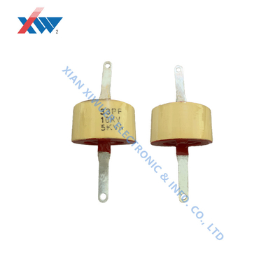 10KV 33PF high frequency ceramic capacitor used in high frequency field with high stability